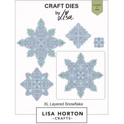 Lisa Horton Crafts Dies - XL Layered Snowflake